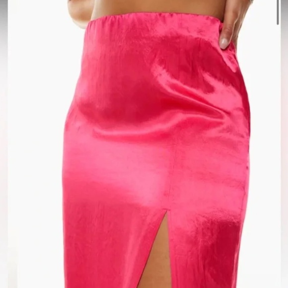 Babaton Eames skirt pink size 12 - Picture 3 of 10